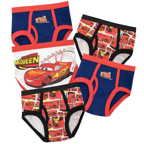 Disney Cars Underwear 5 Pack Briefs - Picture 1 of 5